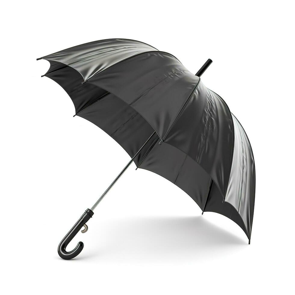 Umbrella isolated on white background, generate ai photo