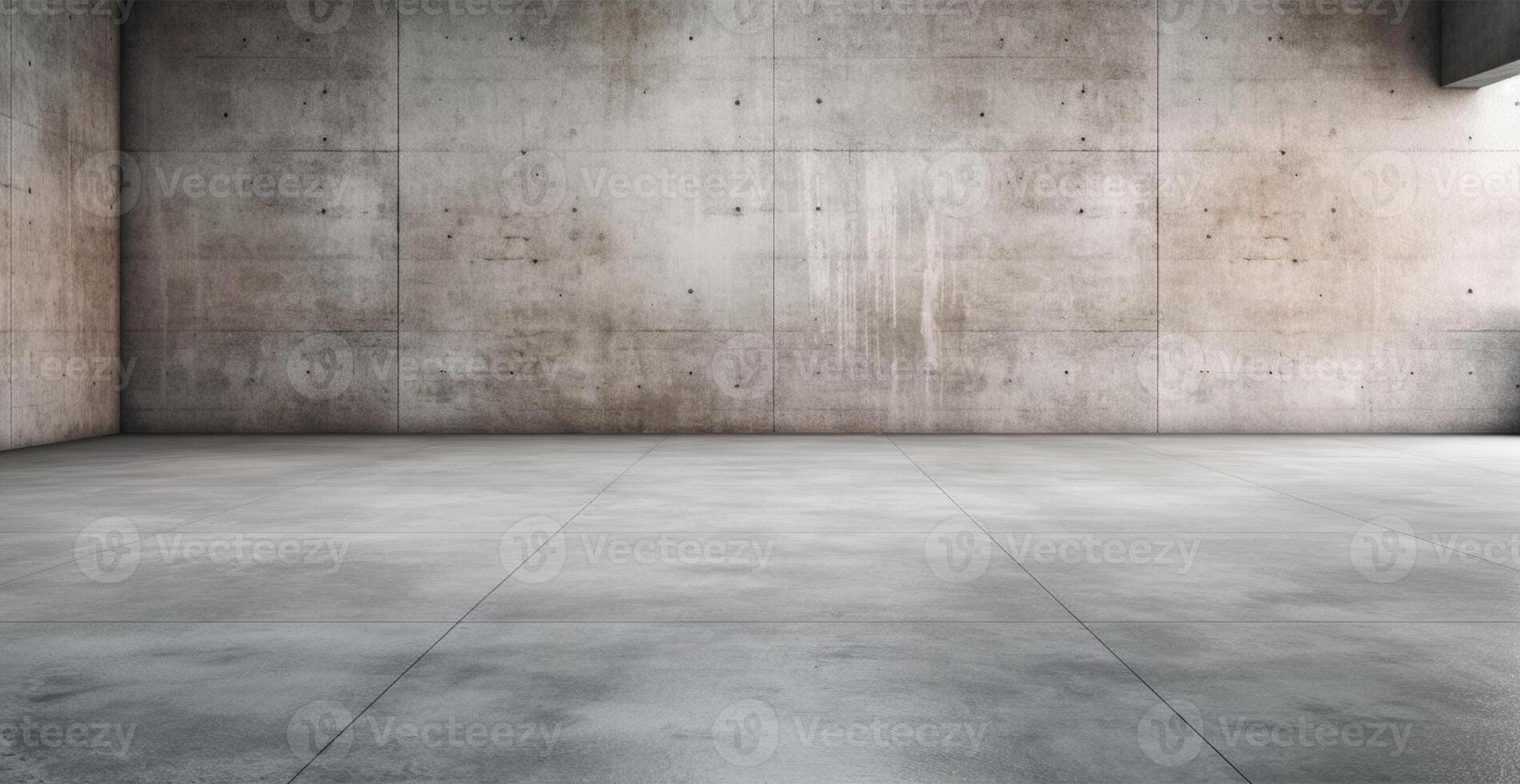 Large spacious photo studio, gray studio for design and advertising - image