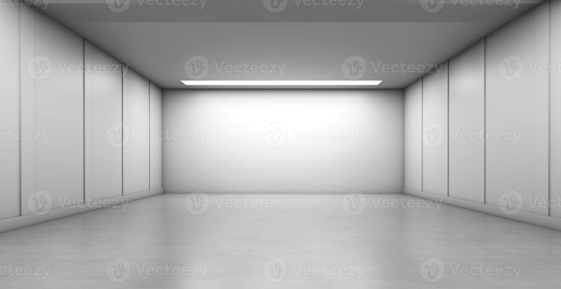 Large spacious photo studio, gray studio for design and advertising - image