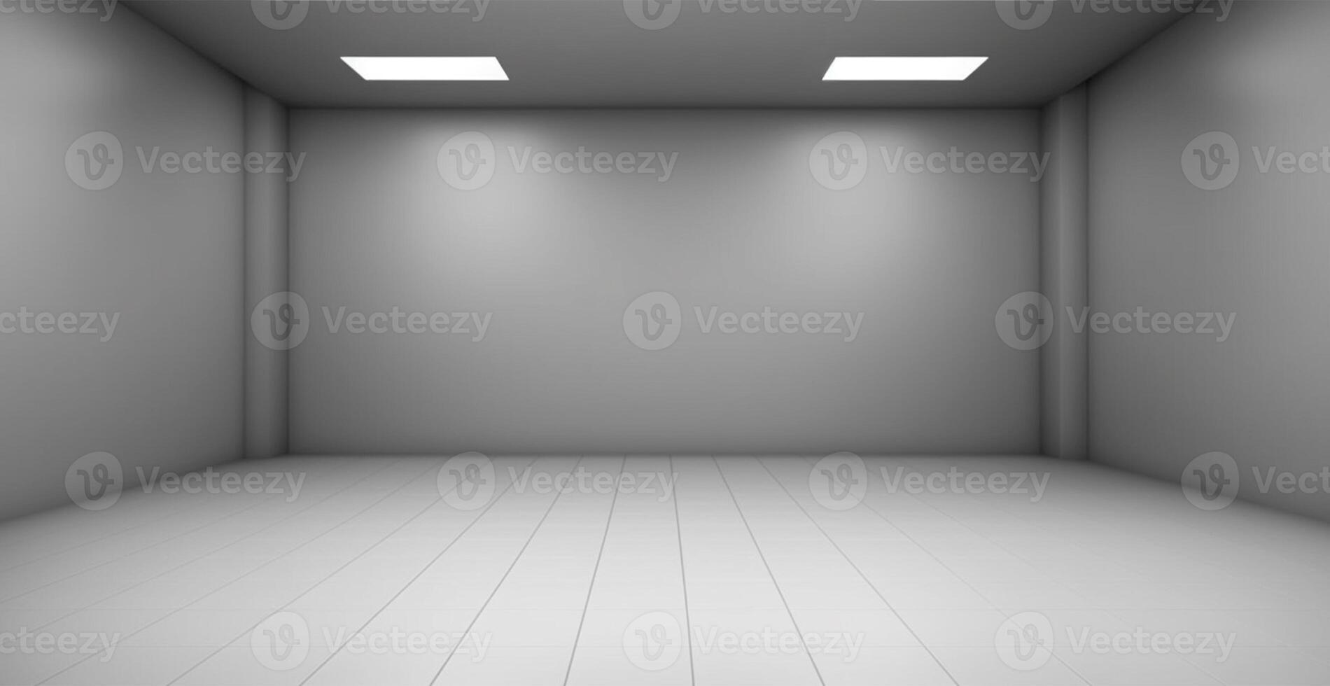Large spacious photo studio, gray studio for design and advertising - image