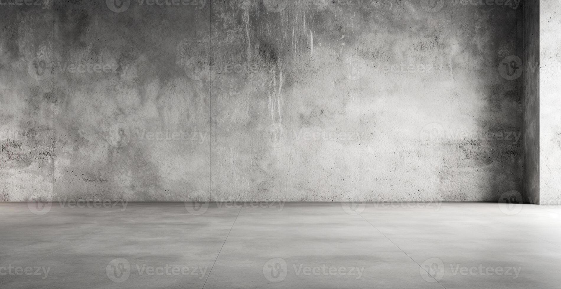 Large spacious photo studio, gray studio for design and advertising - image