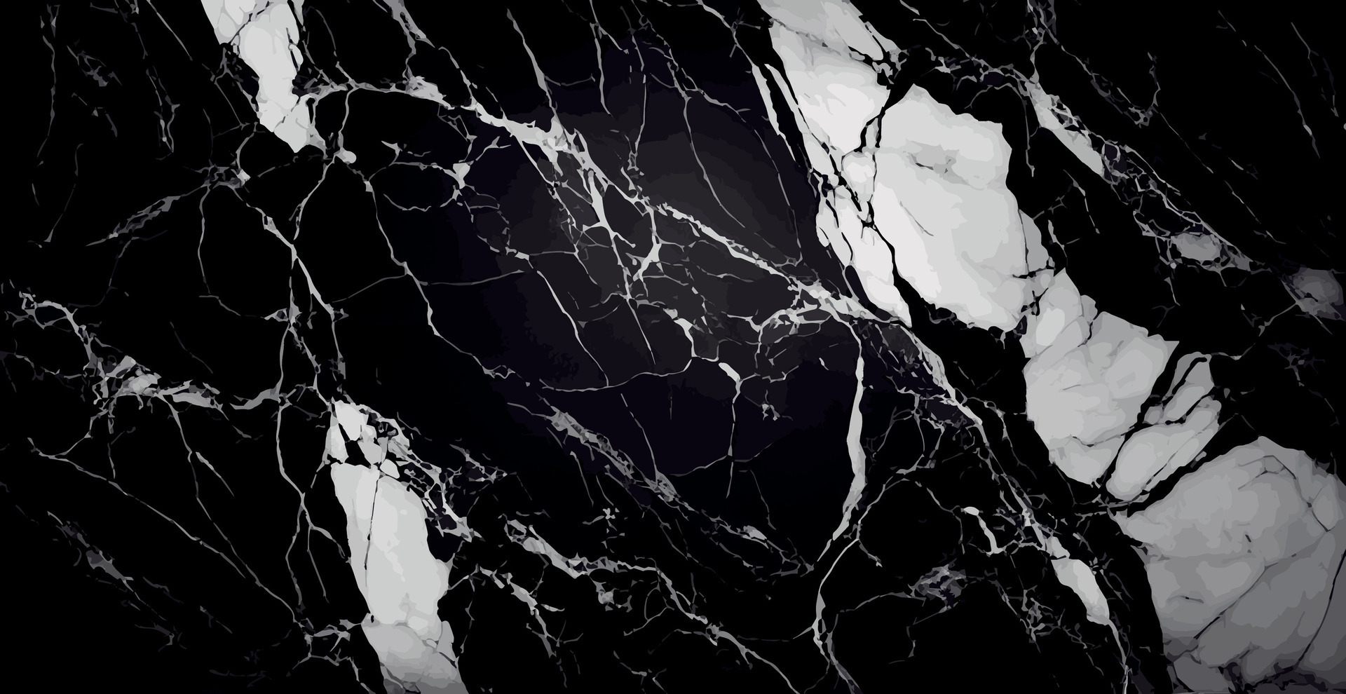 Black marble texture design, dark marble surface, curved golden lines