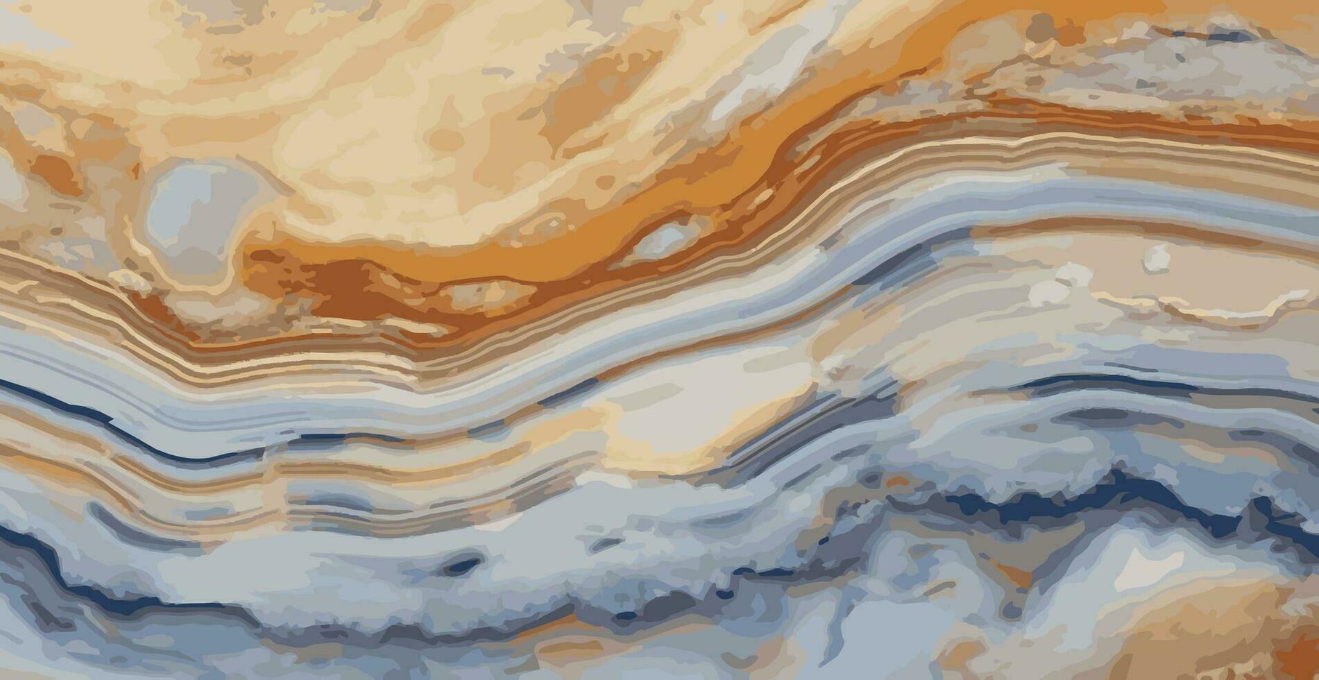 Panoramic marble background, colorful bright marble surface, modern luxury texture - Vector