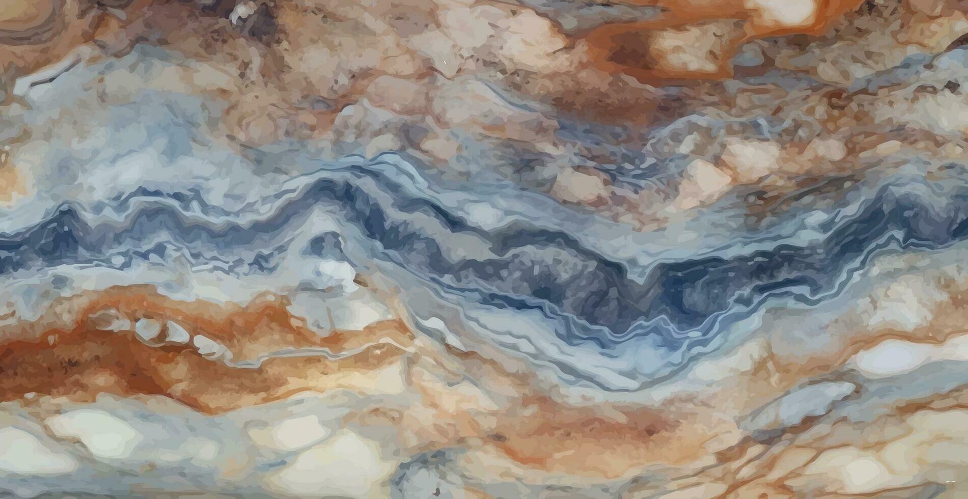 panorámico mármol fondo, vistoso brillante mármol superficie, moderno lujo textura - vector