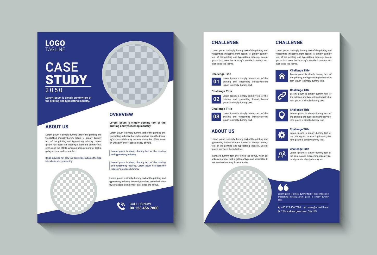 professional Case study vector