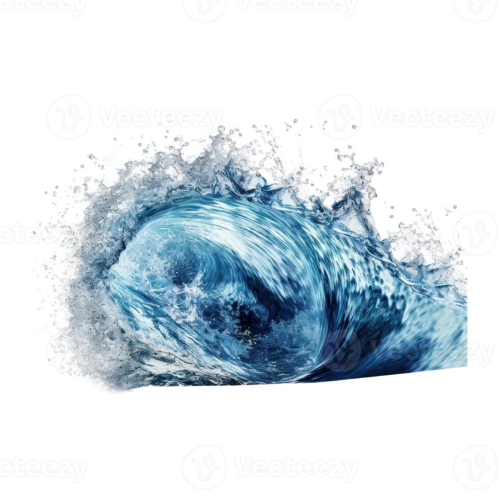 Ocean wave isolated. Illustration photo