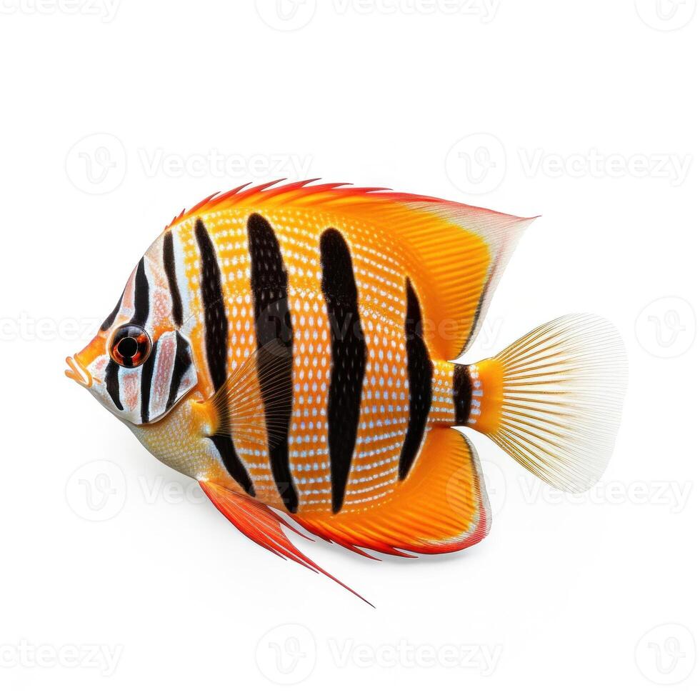 Butterfly fish isolated. Illustration photo