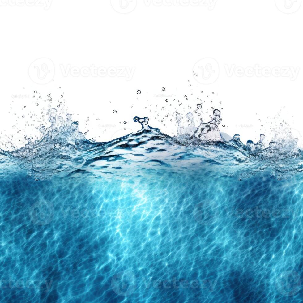 Ocean wave isolated. Illustration photo