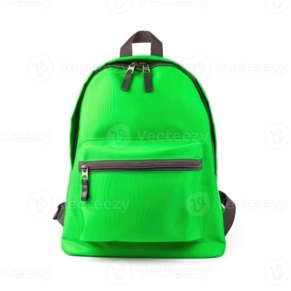 School backpack isolated. Illustration photo