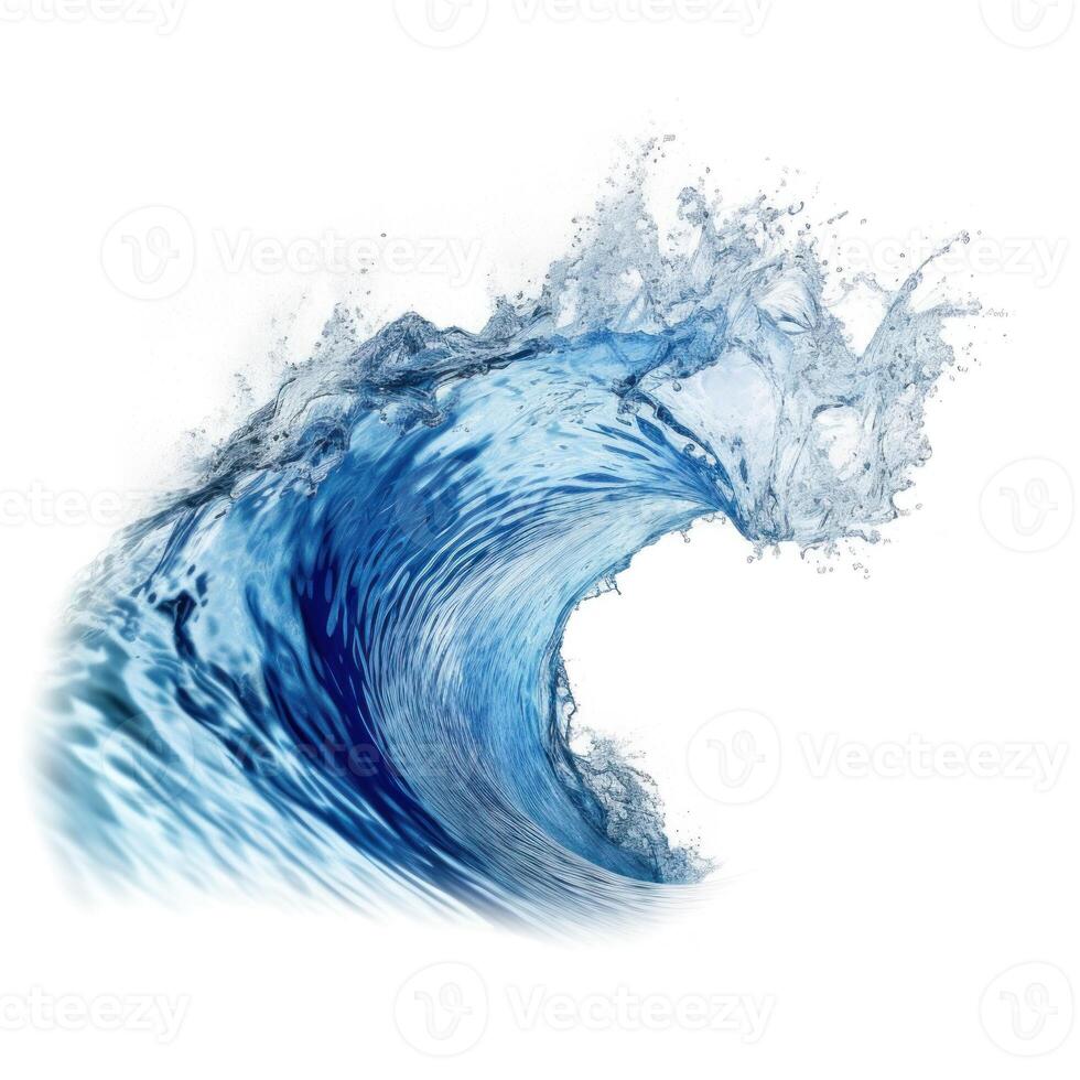 Ocean wave isolated. Illustration photo