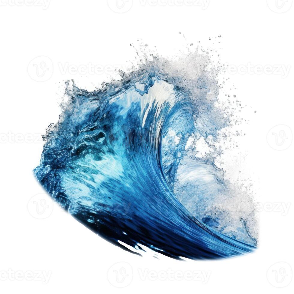 Ocean wave isolated. Illustration photo