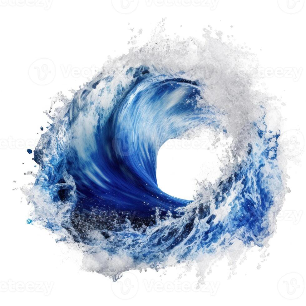 Ocean wave isolated. Illustration photo