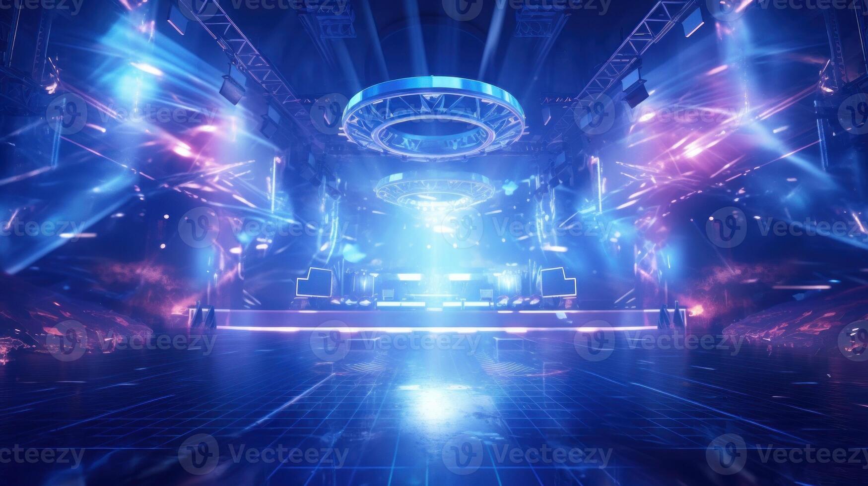 Disco Night Club Neon Background. Illustration photo