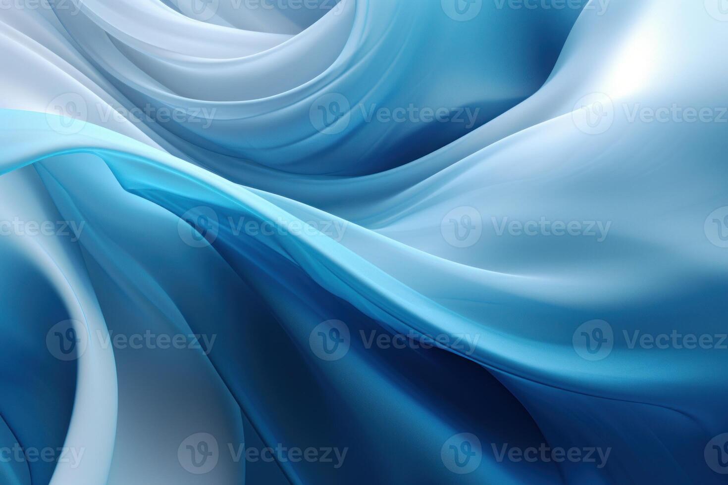 Blue wave abstract background. Illustration photo