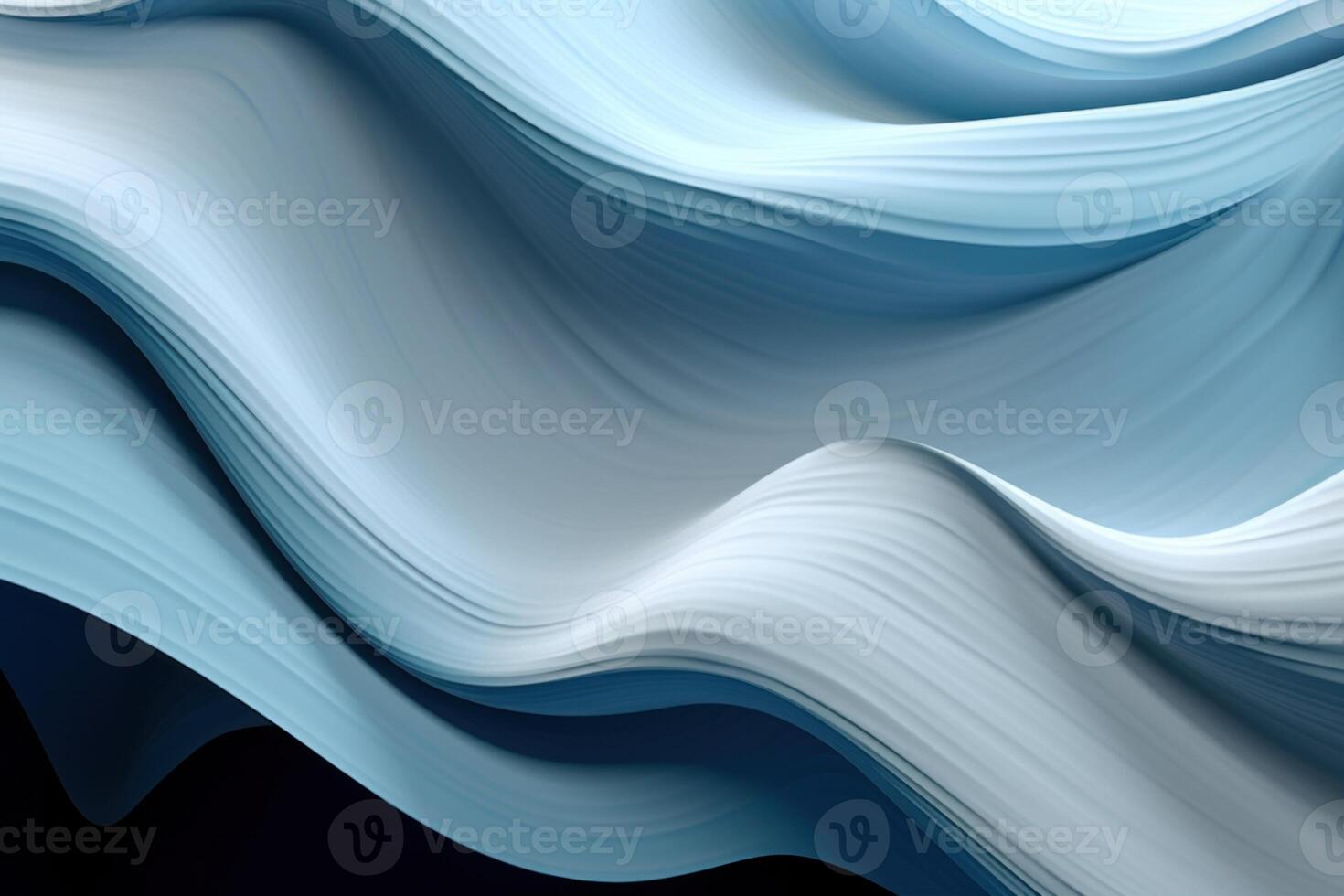 Blue wave abstract background. Illustration photo