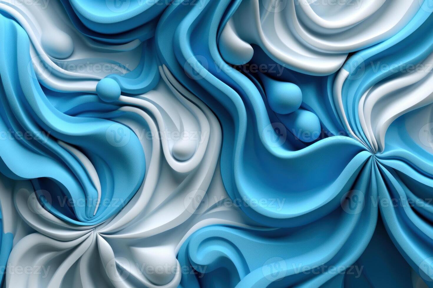 Blue wave abstract background. Illustration photo