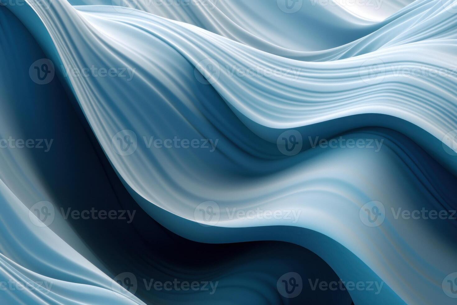 Blue wave abstract background. Illustration photo