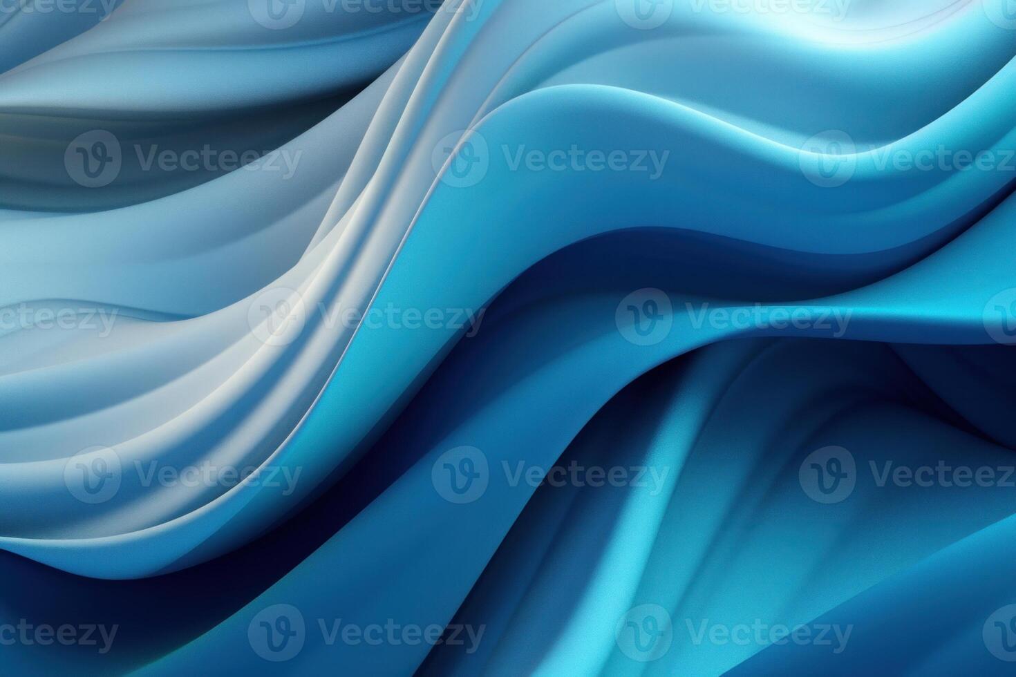 Blue wave abstract background. Illustration photo