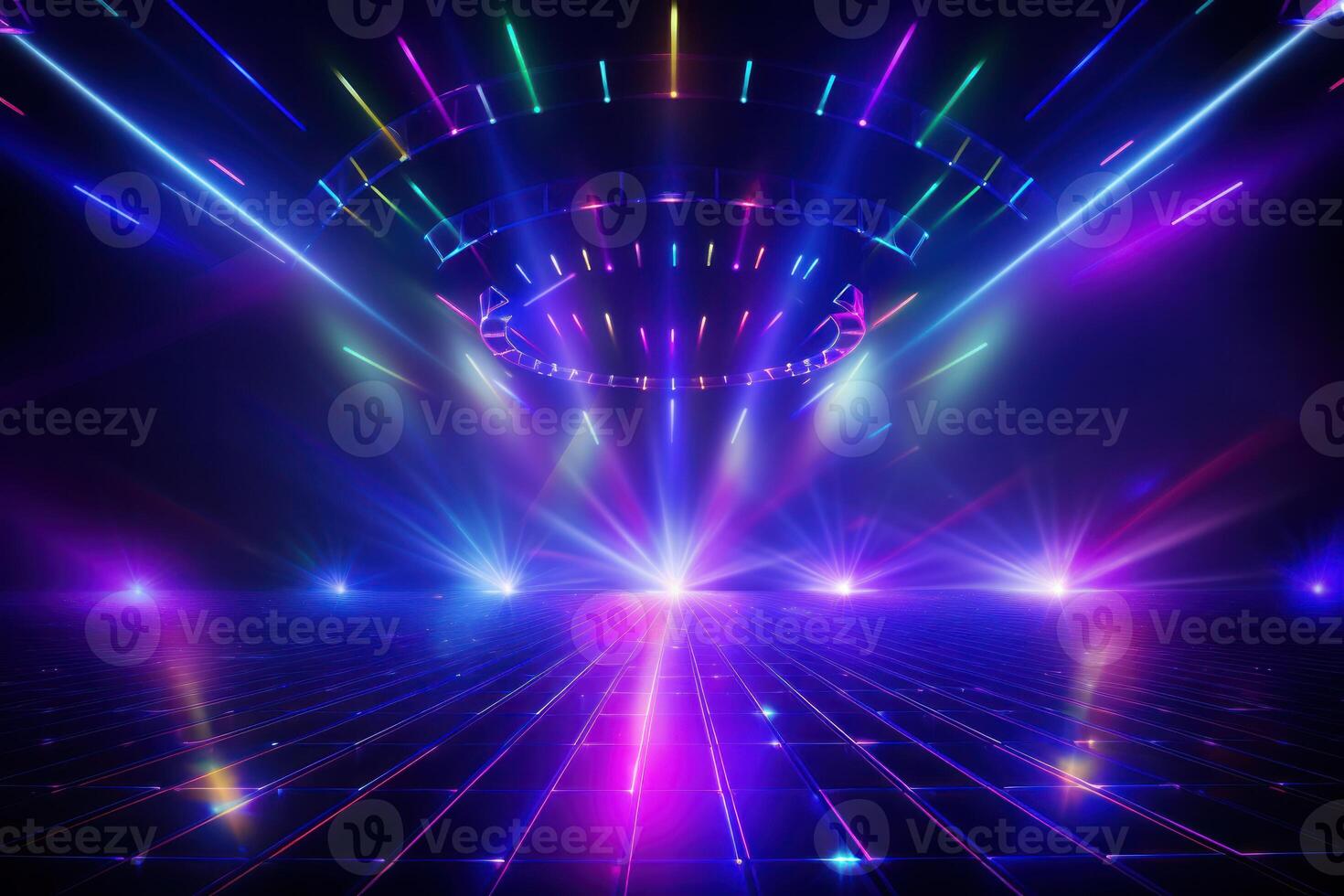 Night club neon background. Illustration photo