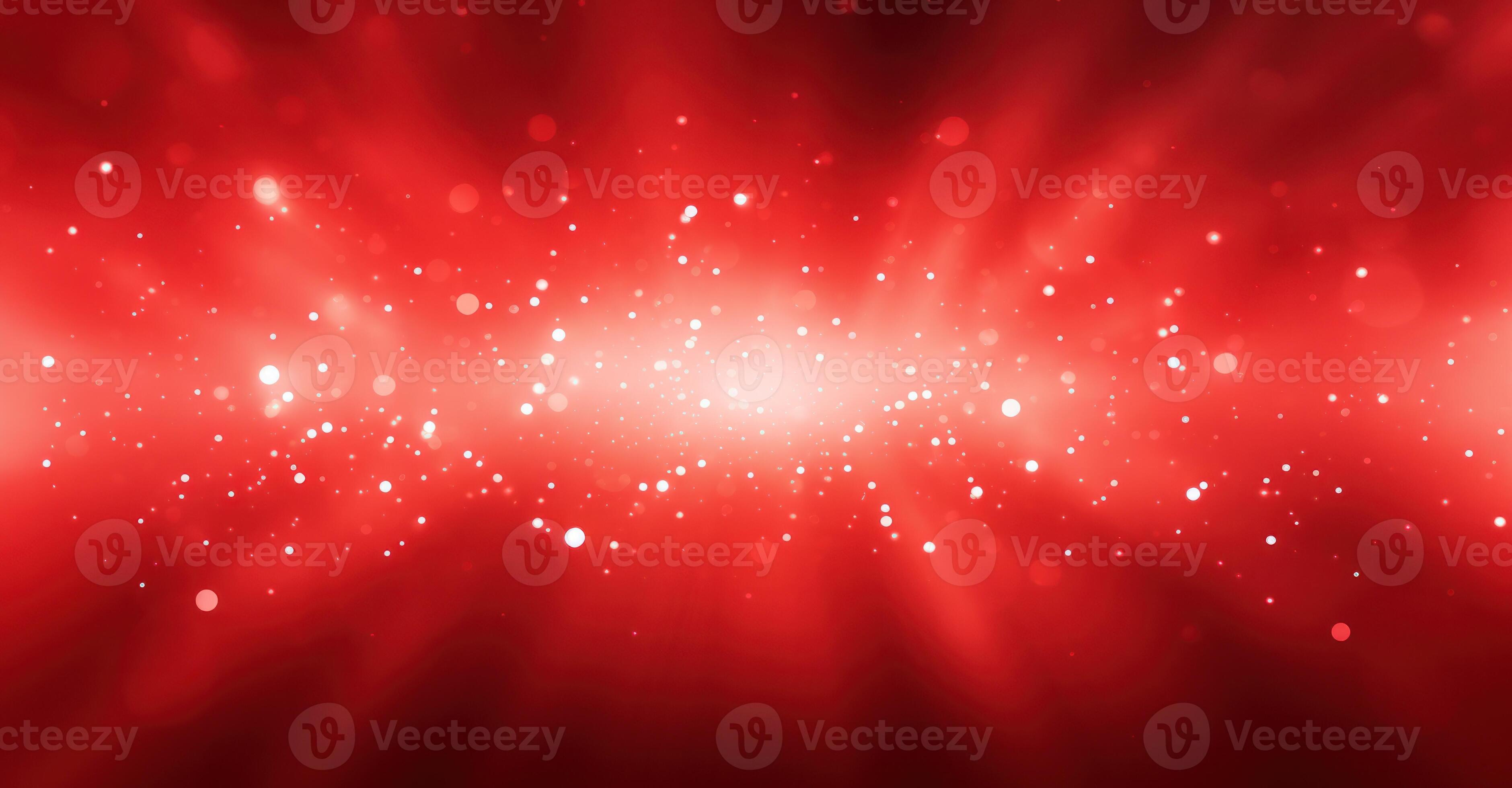 Red Christmas Lights Background. Illustration 25528034 Stock Photo at