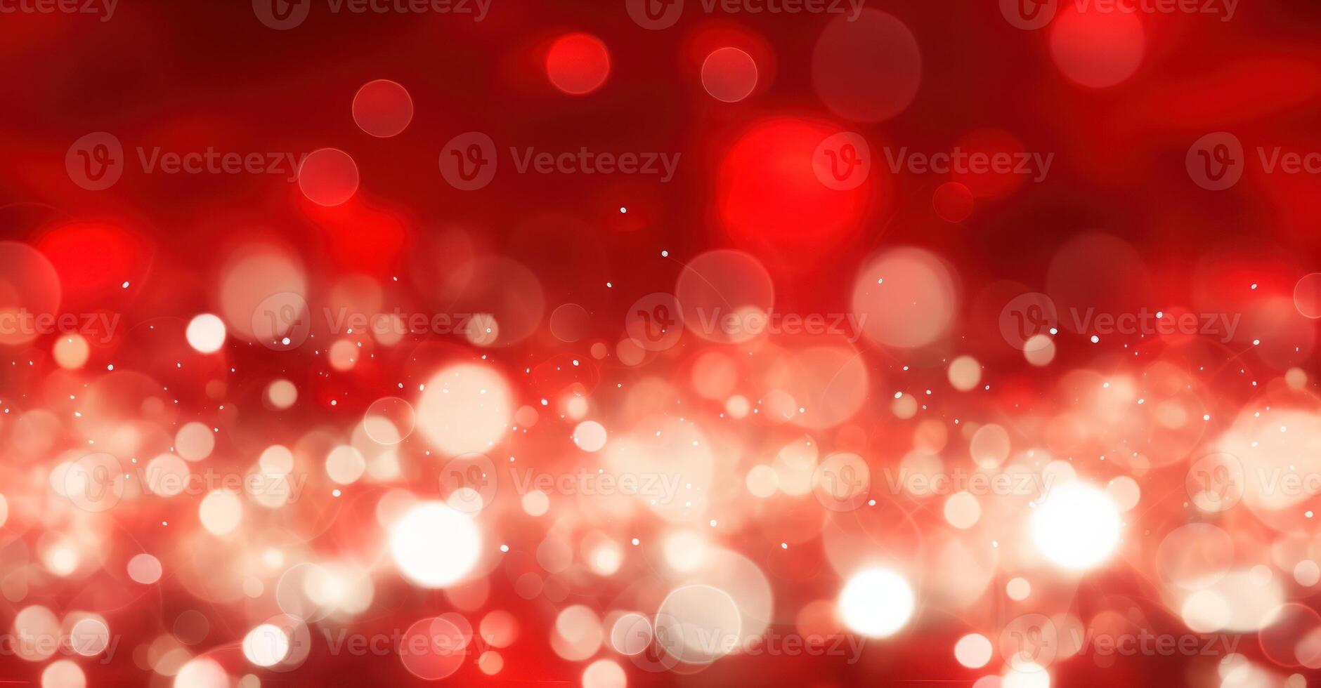 Red Christmas Lights Background. Illustration photo