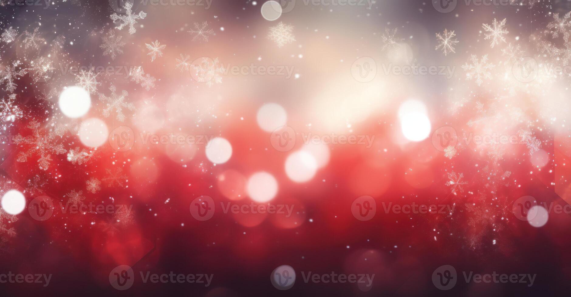 Red Christmas Lights Background. Illustration AI Generative 25528079