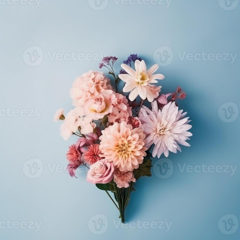 Flower bouquet. Illustration photo