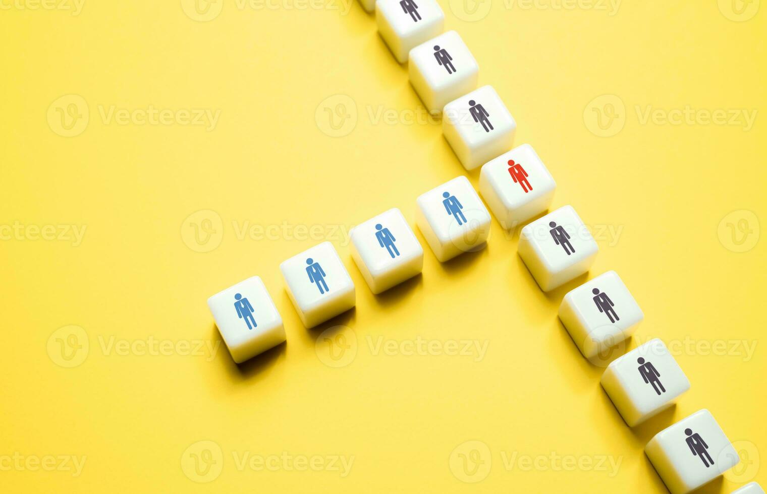 Selection of team members from candidates in the labor market. Recruitment of personnel. Best fit for the role photo