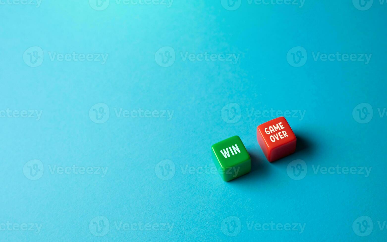 Win or Game Over. Two options to choose from. Win or be defeated. Nature of competition and the clear distinction between success and failure. Importance of perseverance, strategy, and resilience. photo