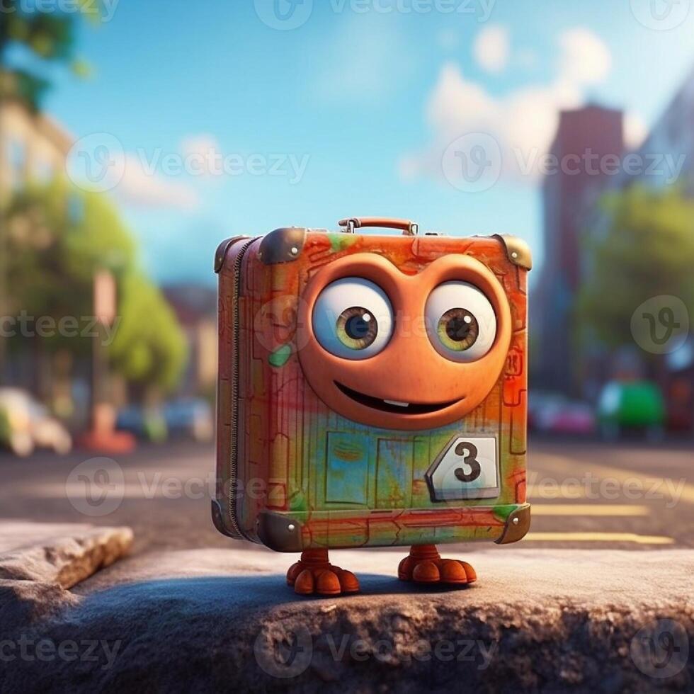 cute box in pixar animation photo