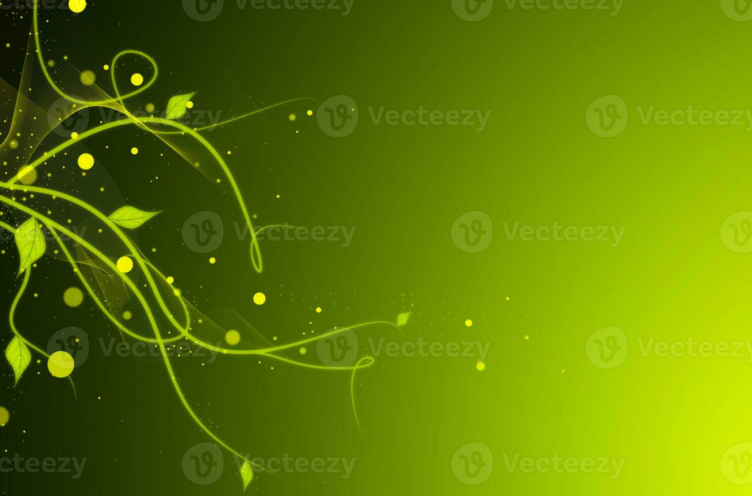 Abstract minimal background with green gradient photo
