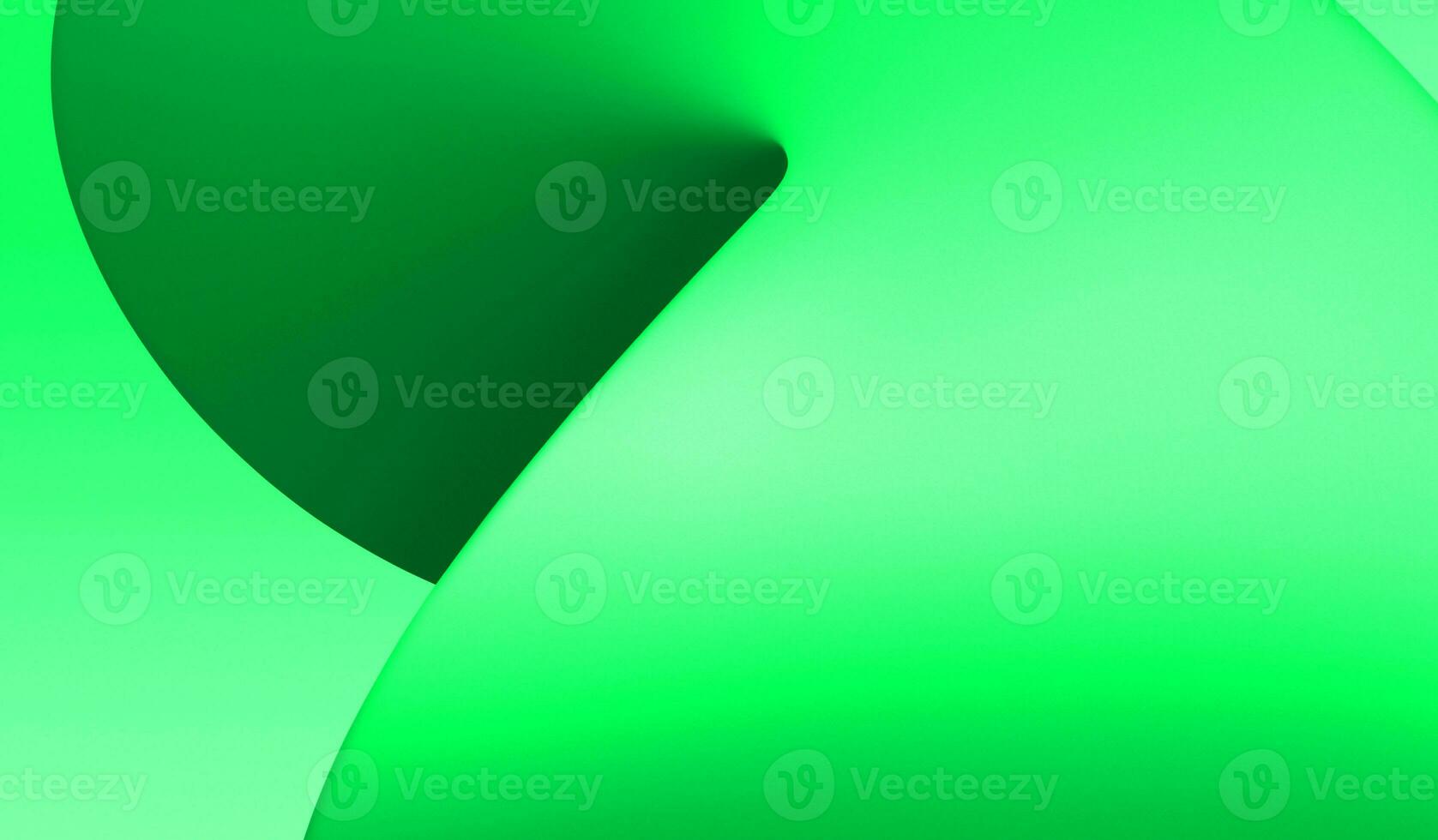 Abstract minimal background with green gradient photo