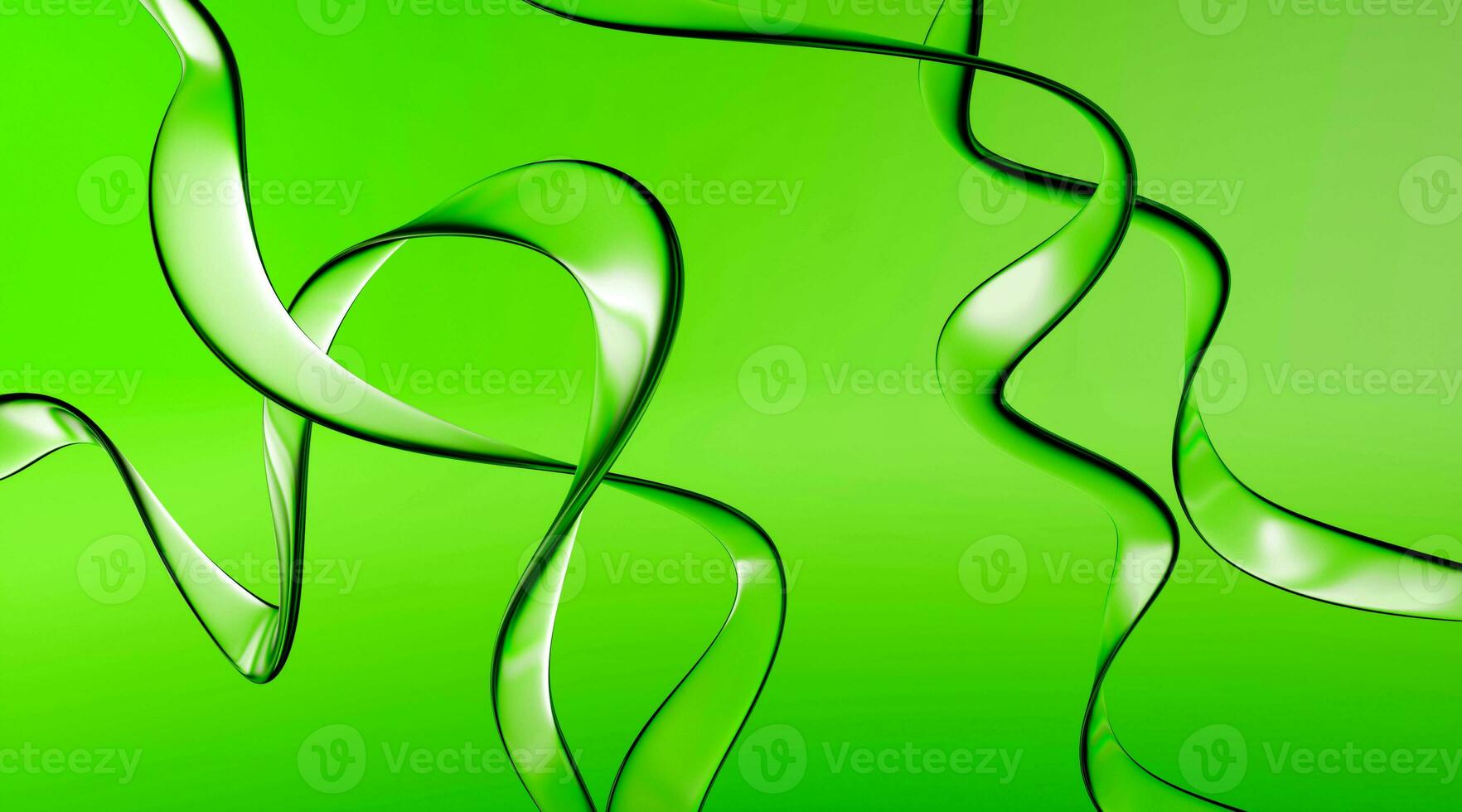 Abstract minimal background with green gradient photo