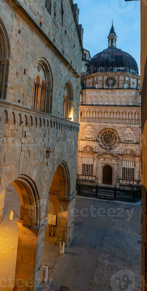 Basilica of Santa Maria Maggiore and Palazzo della Reason of Bergamo photo