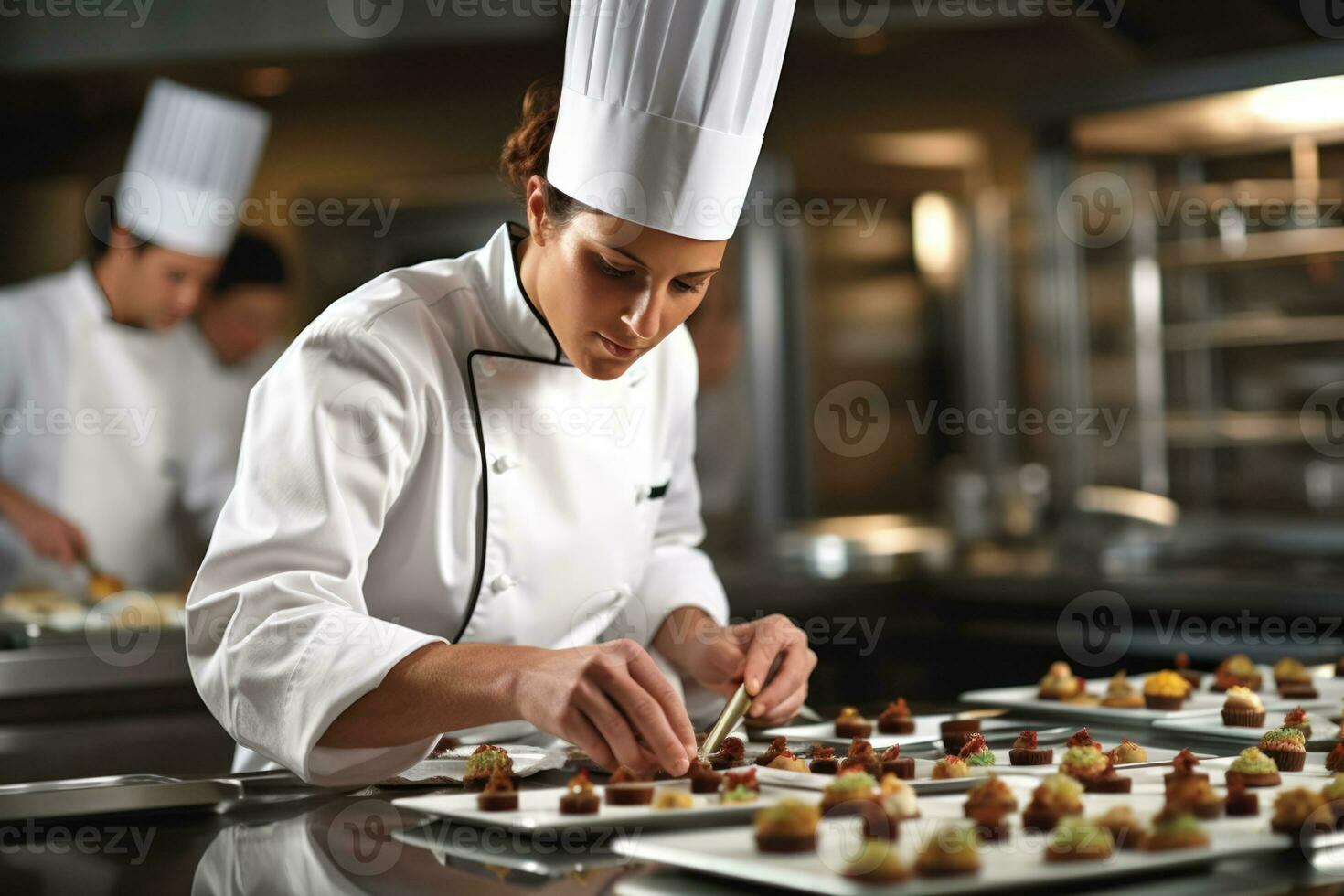 female master chef chocolatier working in artisanal professional chocolate  laboratory, AI Generative 25534195 Stock Photo at Vecteezy