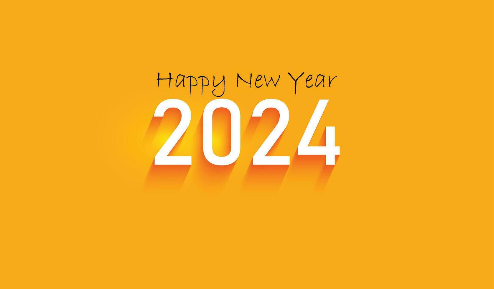 Happy new year 2024 vector