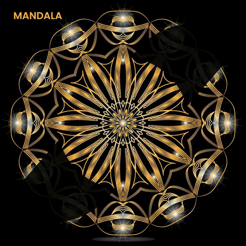 Mandala template for textile to print ready vector