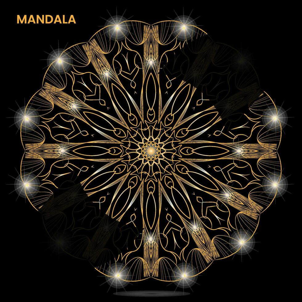 Mandala template for textile to print ready vector