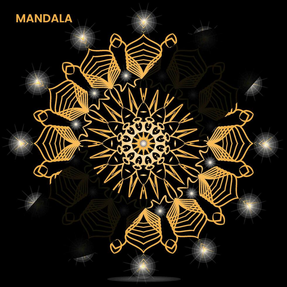 Mandala template for textile to print ready vector