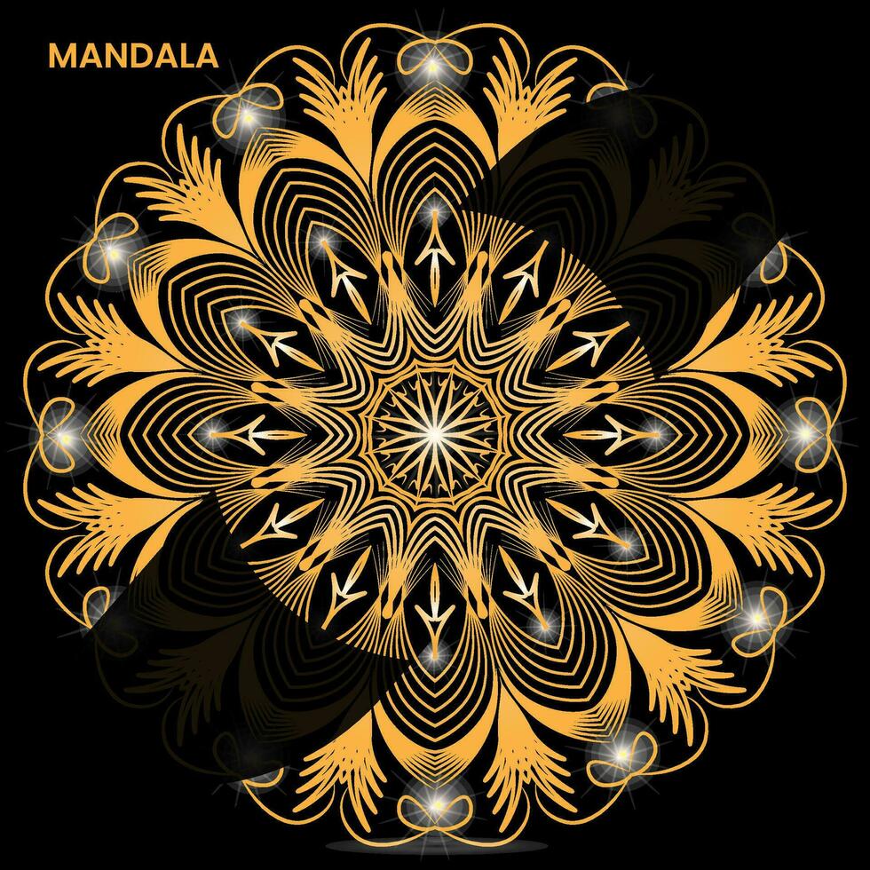 Mandala template for textile to print ready vector