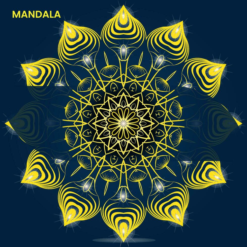 Mandala template for textile to print ready vector