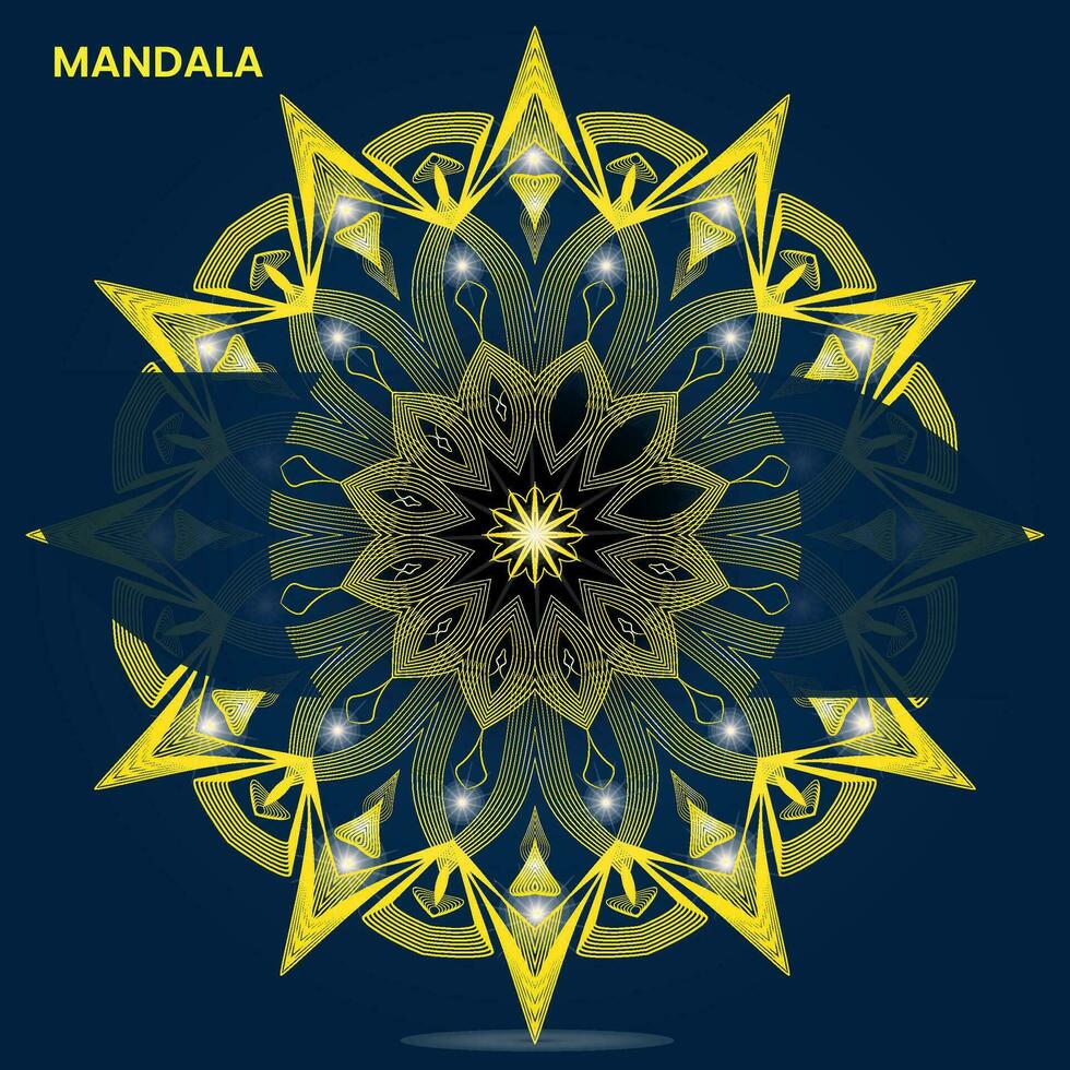 Mandala template for textile to print ready vector