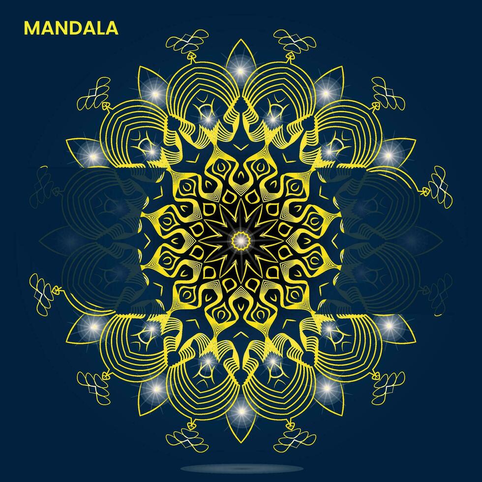 Mandala template for textile to print ready vector