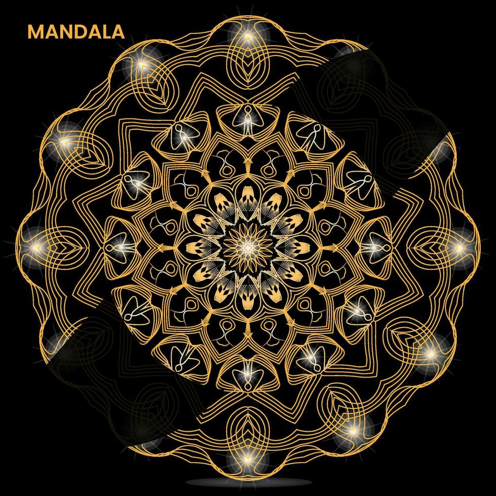 Mandala template for textile to print ready vector