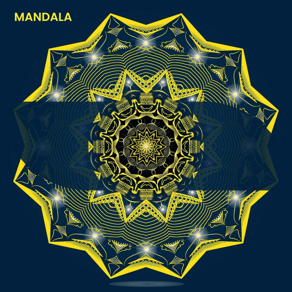 Mandala template for textile to print ready vector