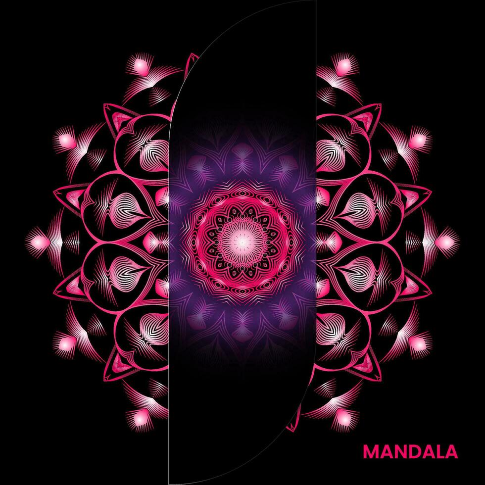 Mandala template for textile to print ready vector