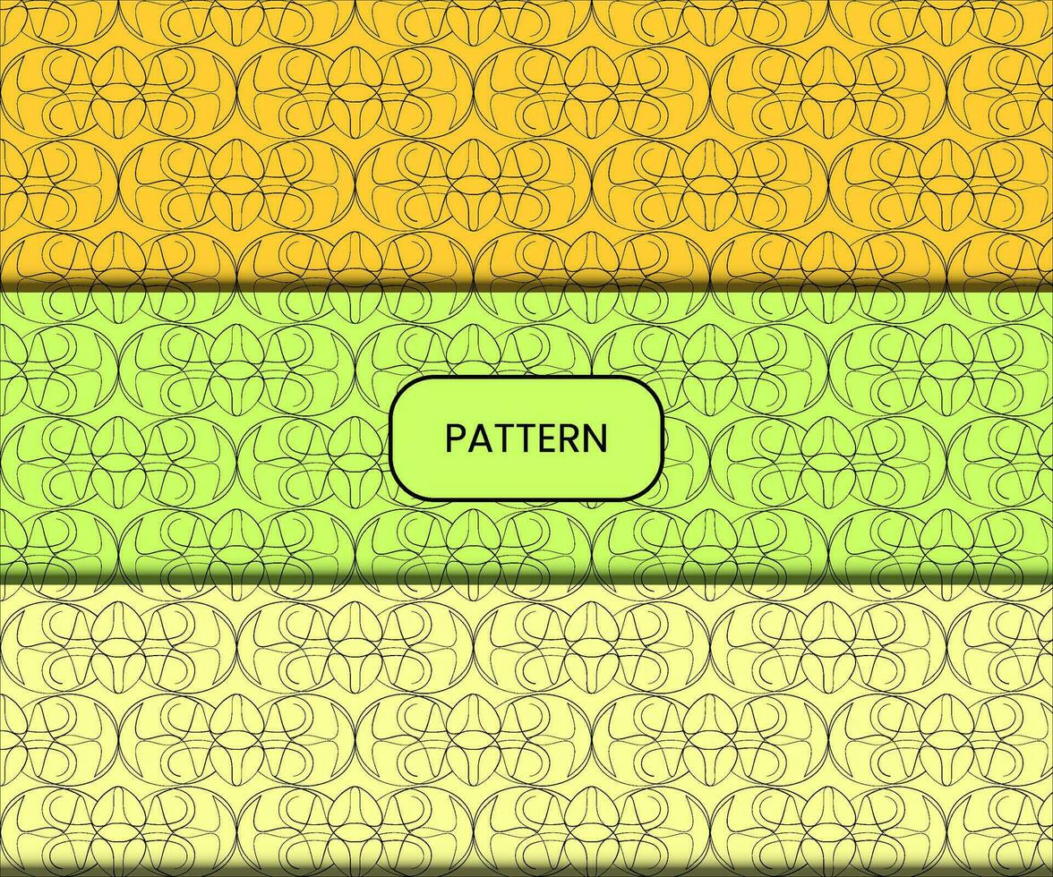 Pattern template for textile to print ready vector