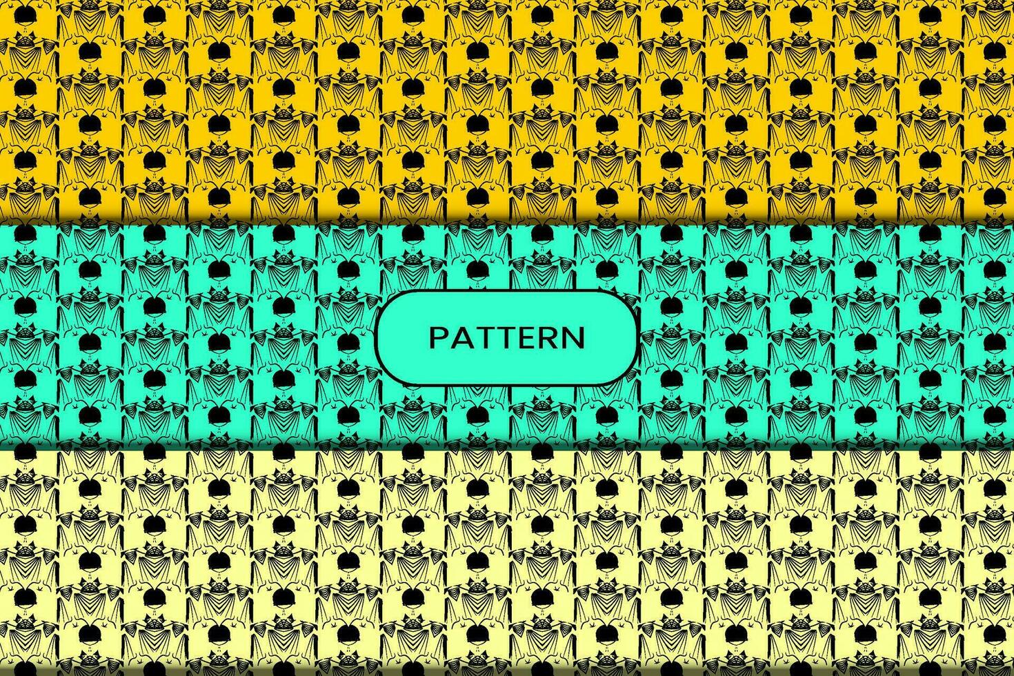 Pattern template for textile to print ready vector