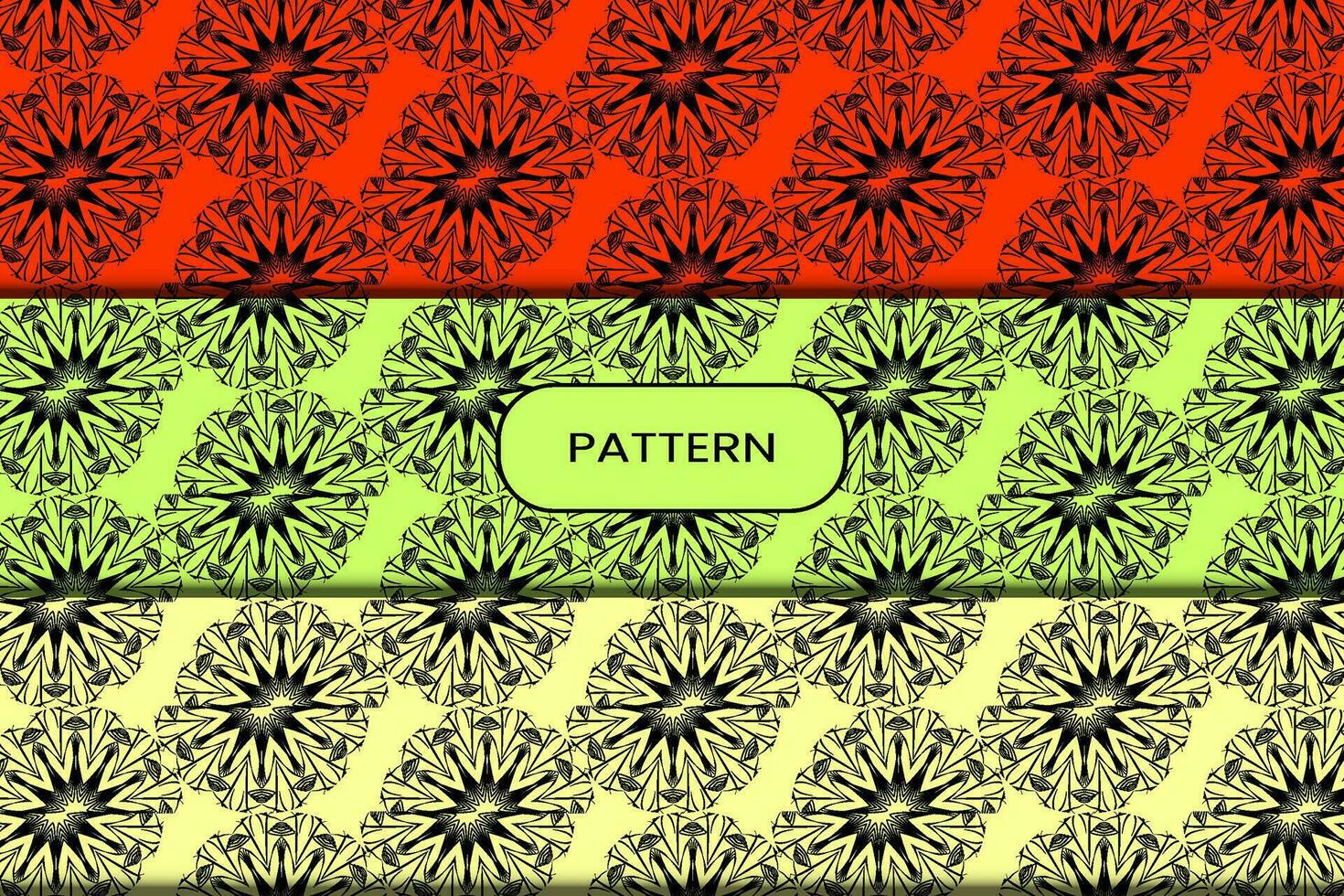 Pattern template for textile to print ready vector