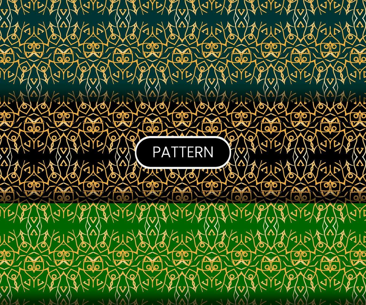 Pattern template for textile to print ready vector